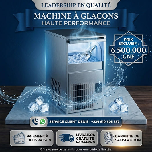 🧊 Machine à Glaçons Haute Performance | Leadership en Qualité