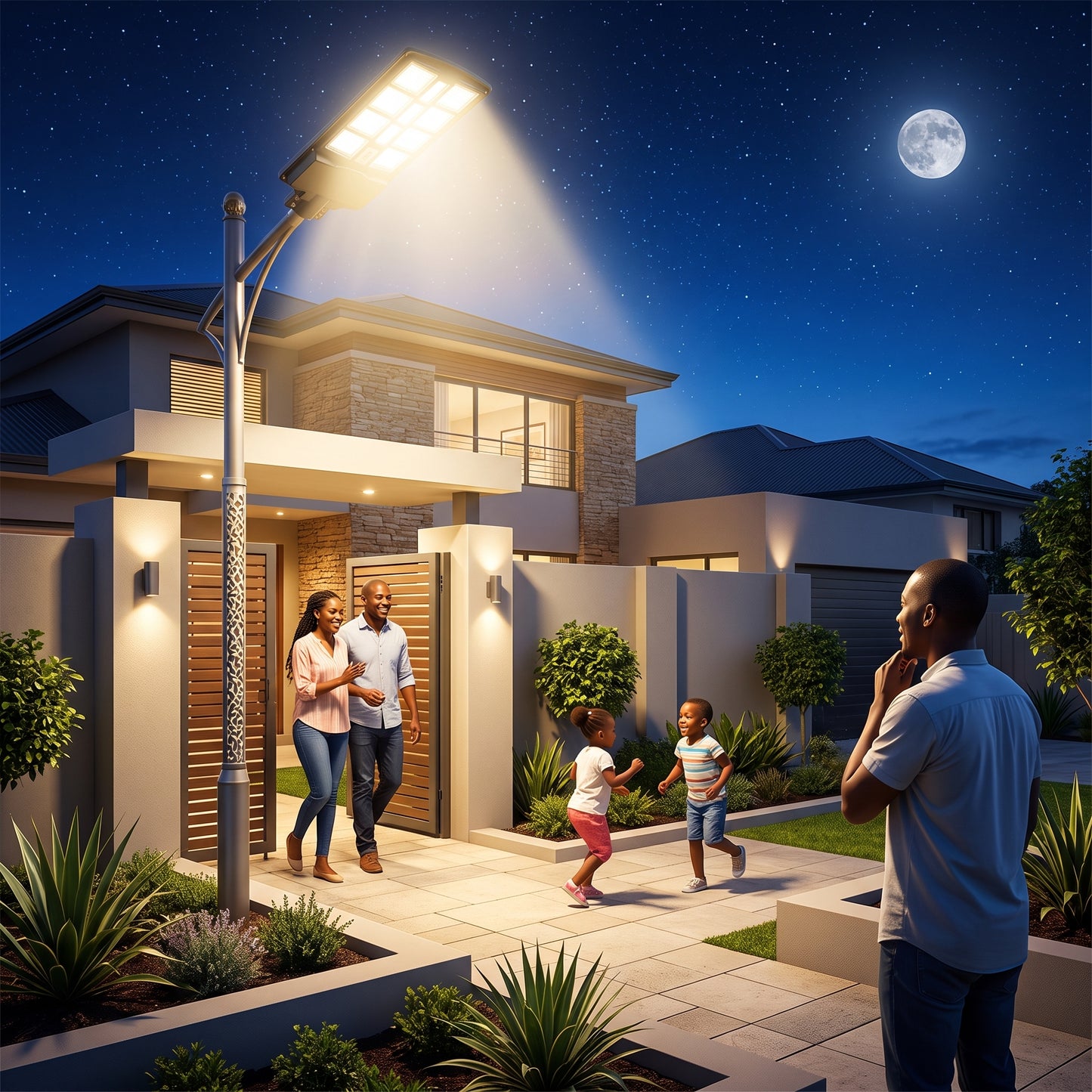 LAMPADAIRE SOLAIRE IP67