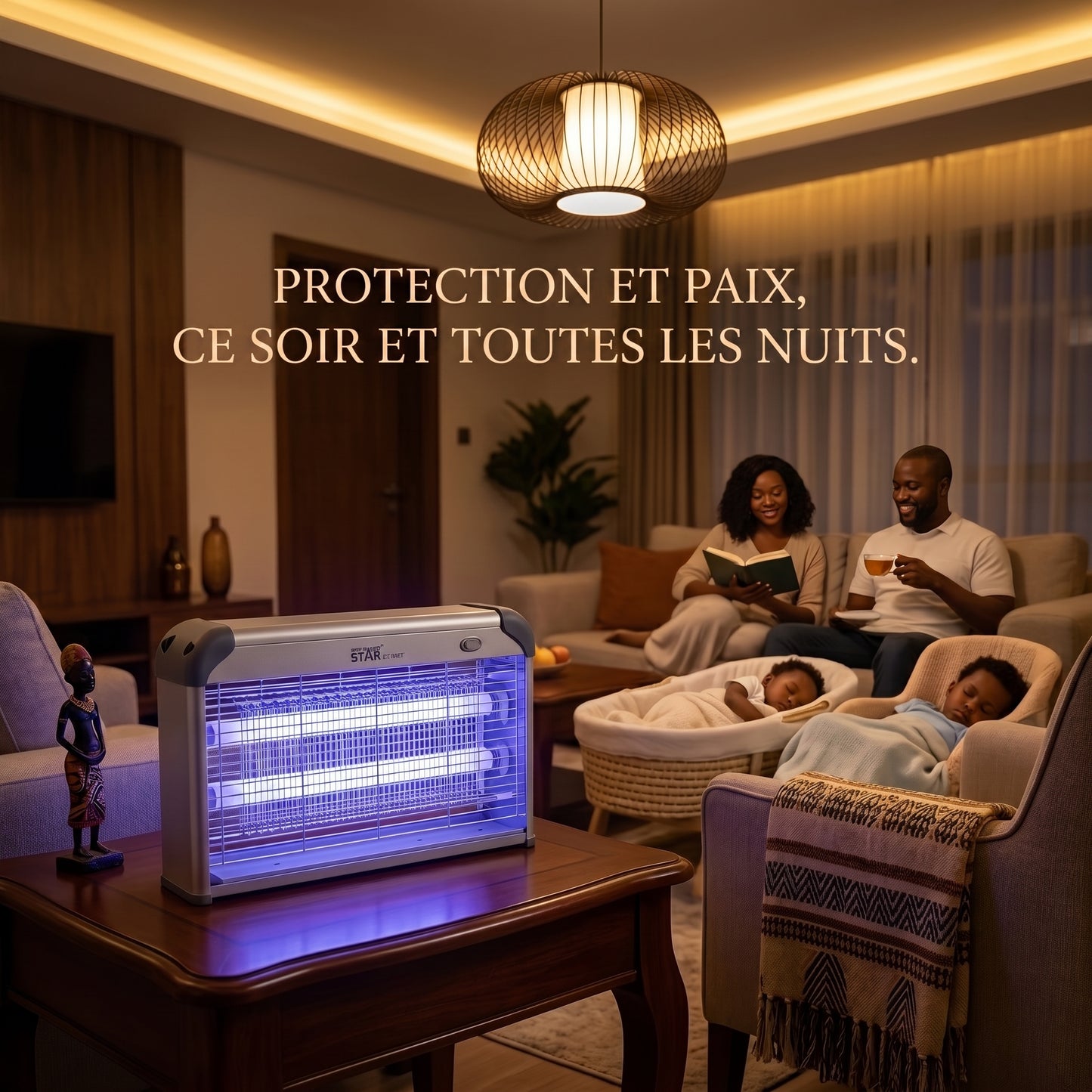 LAMPE ANTI-MOUSTIQUE 3000V